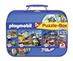 Schmidt Playmobil - Puzzle-Box in Die-Cast Tin