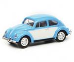 Schuco VW Beetle, blue white, 1/87 (640200)