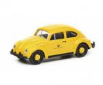 Schuco VW Beetle "Deutsche Bundespost", yellow black, 1/87 (640300)