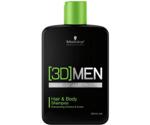 Schwarzkopf [3D]Men Hair and Body Shampoo (1000 ml)