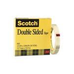 Scotch 665121296 665 Double-Sided Office Tape- 1/2″ x 36 yards- 3″ Core- Clear