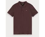 Scotch & Soda Classic Polo Shirt Cotton Piqué bordeaubergine