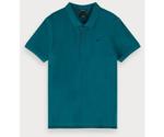 Scotch & Soda Classic Polo Shirt Cotton Piqué deep sea green