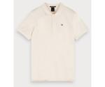 Scotch & Soda Classic Polo Shirt Cotton Piqué ecru