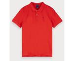 Scotch & Soda Classic Polo Shirt Cotton Piqué fiesta red