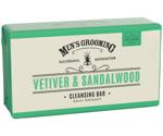 Scottish Fine Soaps Men's Grooming Vetiver & Sandalwood Cleansing Bar Soap (220g)