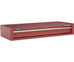 Sealey AP41119 Add-On Chest 1 Drawer with Ball Bearing Runners Heavy-Duty- Red