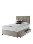 Sealy Nina 1200 Pocket Ortho Memory Divan With Optional Storage Ash