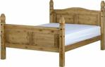 Seconique Corona Solid Mexican Pine Bed - Double 4ft6 - High Footend