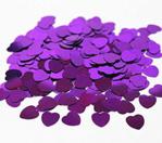 SHATCHI 14gm Purple Heart Shape Confetti Table Party Decorations Anniversary Wedding Birthday