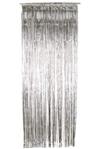 Shimmer Curtain, Metallic Silver, 91cm x 244cm