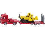 Siku Mercedes Truck with Low Loader & Sporting Stunt Airplane