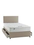 Silentnight Miracoil 3 Pippa Ultimate Pillowtop Divan Bed With Storage Options Sandstone Double,King,Single,Small Double