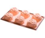 Silikomart Rose Silicone Baking Mould 6 Cup