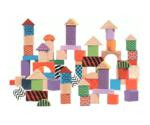 Simba Multi-Coloured Building Blocks 100 (2228)