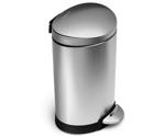 Simplehuman Deluxe mini semi-round bin (6 L)