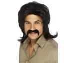 Smiffy's 70s black adult wig