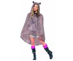 Smiffy's Leopard print adult rain poncho