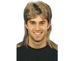 Smiffy's Mullet style adult wig