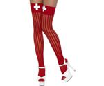 Smiffy's Red adult nurse stockings