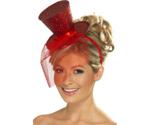 Smiffy's Tiny red shiny party adult hat