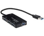 Sodial(R) 4 Port USB 3.0 Ultra Mini Hub (068736)