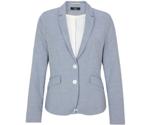 S.Oliver Blazer with a woven texture (01.899.54.6103) blue panneau print