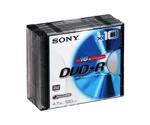 Sony DVD+R 4,7GB 120min 16x 10pk Slim Case