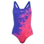 Speedo Dash Powerback Swimsuit Ladies - Ultra/Pink/Pink 8