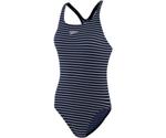 Speedo Endurance+ Striped Medalist Swimsuit (812515F132) navy/white