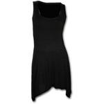 Spiral Direct Women's Gothic Elegance - Goth Bottom Camisole Black Dress, Black (Black 001), L UK