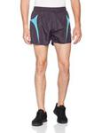 Spiro Men's Micro Lite Running Shorts, Grey/Aqua, Small