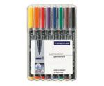 Staedtler 314 Lumocolor permanent B - Pack of 8