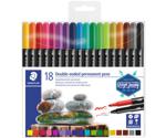 Staedtler Double-ended permanent pens (set of 36)