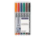 Staedtler Lumocolor non-permanent S (pack of 6)