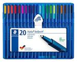 STAEDTLER Triplus Ball Ballpoint Pen 20 Brilliant Colours Line Width XB 437 XBSB20