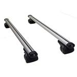 Summit SUM-003 Semi Universal Roof Bars (Pair of) to Fit Cars with Running Rails, Aluminium 1.35m in Length, Set of 2
