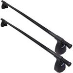 Summit SUP-007 Premium Multi Fit Roof Bars, Black Steel, Set of 2