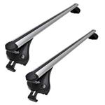 Summit SUP-965 Premium Bar in Aluminium Pair of. for Cars with Integrated Running Rails