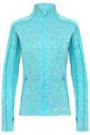 Sundried Long Sleeve Womens Running Top Ladies Blue Workout Shirt With Thumb Holes (Blue, XXL)