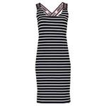 Superdry Women's City Jacquard Bodycon Dress, Blue (Navy Stripe Jkc), M (Size:12)