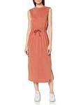 Superdry Women's Drawstring Midi Dress, Red (Desert Spice 9sl), M (Size:12)