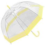 Susino Clear Dome Umbrella - Pastel Yellow