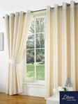 SW Living Faux Silk Pair Curtains Eyelet Ring Top Heading, Lined Inc Tiebacks