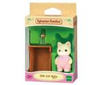 Sylvanian Families Silk Cat Baby 5066