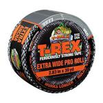 T-REX 241358 Ferociously Strong Tape, Extra Wide Pro Roll, 2.83 Inches x 30 Yards, Dark Gunmetal Gray, Single Roll by T-Rex