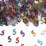 Table confetti Number 5 decoration confetti birthday party Size