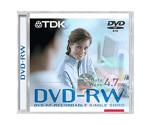 TDK DVD-RW 4,7GB 120min 4x 1pk Jewel Case