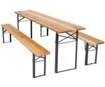 TecTake Table and Bench Set 3 Piece (400871)
