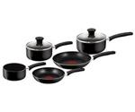 Tefal Delight 5-Piece Pan Set - Black